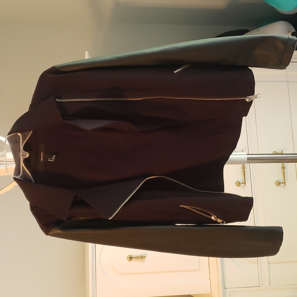Faux Leather Jacket